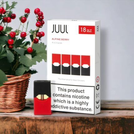 Buy Alpine Berry Juul Pods UK – 18 Mg 200 Puffs (4 Pcs)