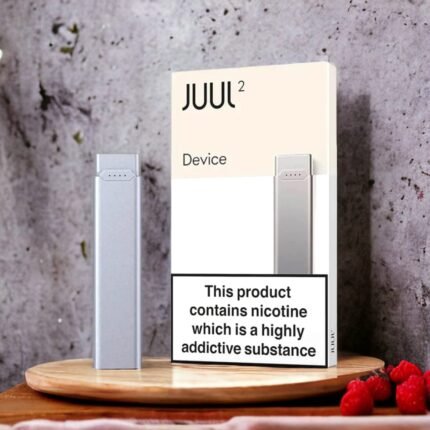 Juul 2 Rechargeable Pod Device with USB Charger (Silver)