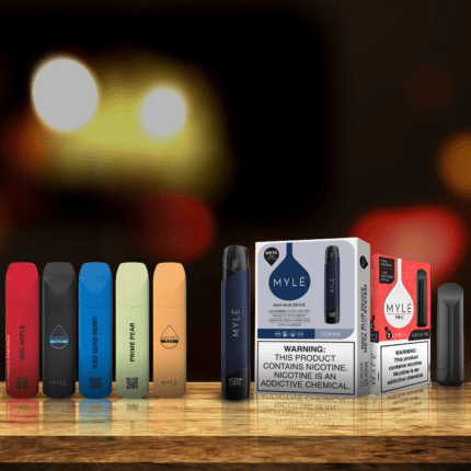 Explore a variety of Myle Vape devices and flavors, offering a sleek and modern vaping experience in Dubai