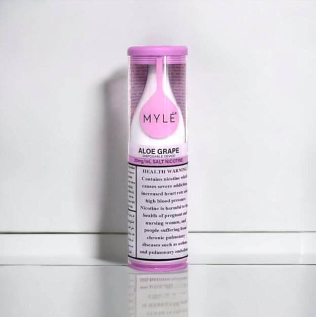 BUY MYLÉ Drip Aloe Grape Disposable Device 2% Nicotine 2500p