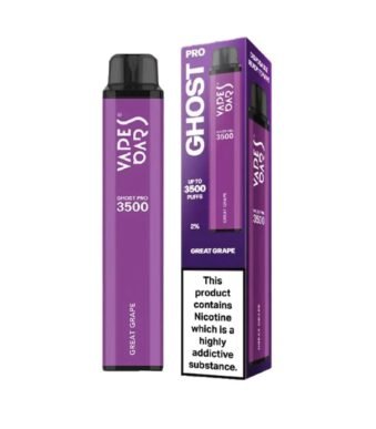 BUY VAPE BARS GHOST PRO GREAT GRAPE 20mg 3500 Puffs IN UAE