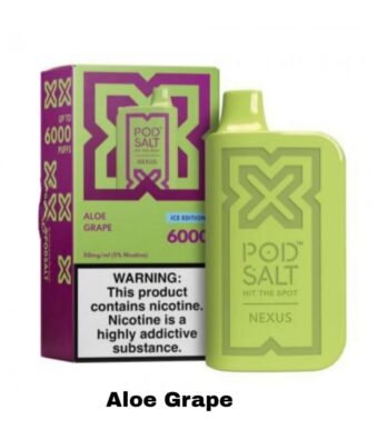 Nexus Aloe Grape 2%nicotine 6000 Puffs