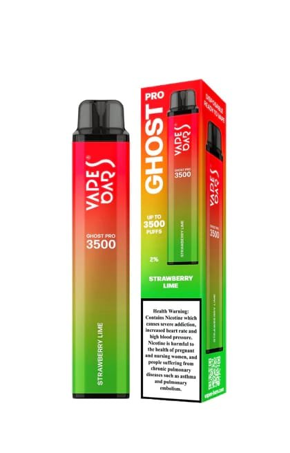 Strawberry Lime 20mg 3500 Puffs by Vapes Bars Ghost Pro