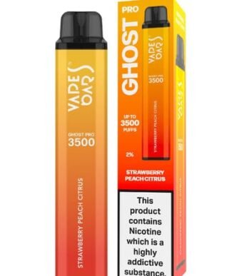 Strawberry Peach Citrus 20mg 3500 Puffs by Vapes Bars Ghost Pro