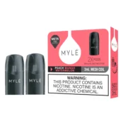 Myle V5 Peach Mango Watermelon Meta Pods pack of two (2) disposable magnetic