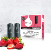 Myle V5 Strawberry Slushy Meta Pods pack of two (2) disposable magnetic