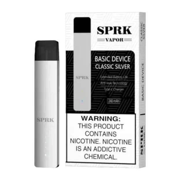 SPRK VAPOR Device Classic Silver